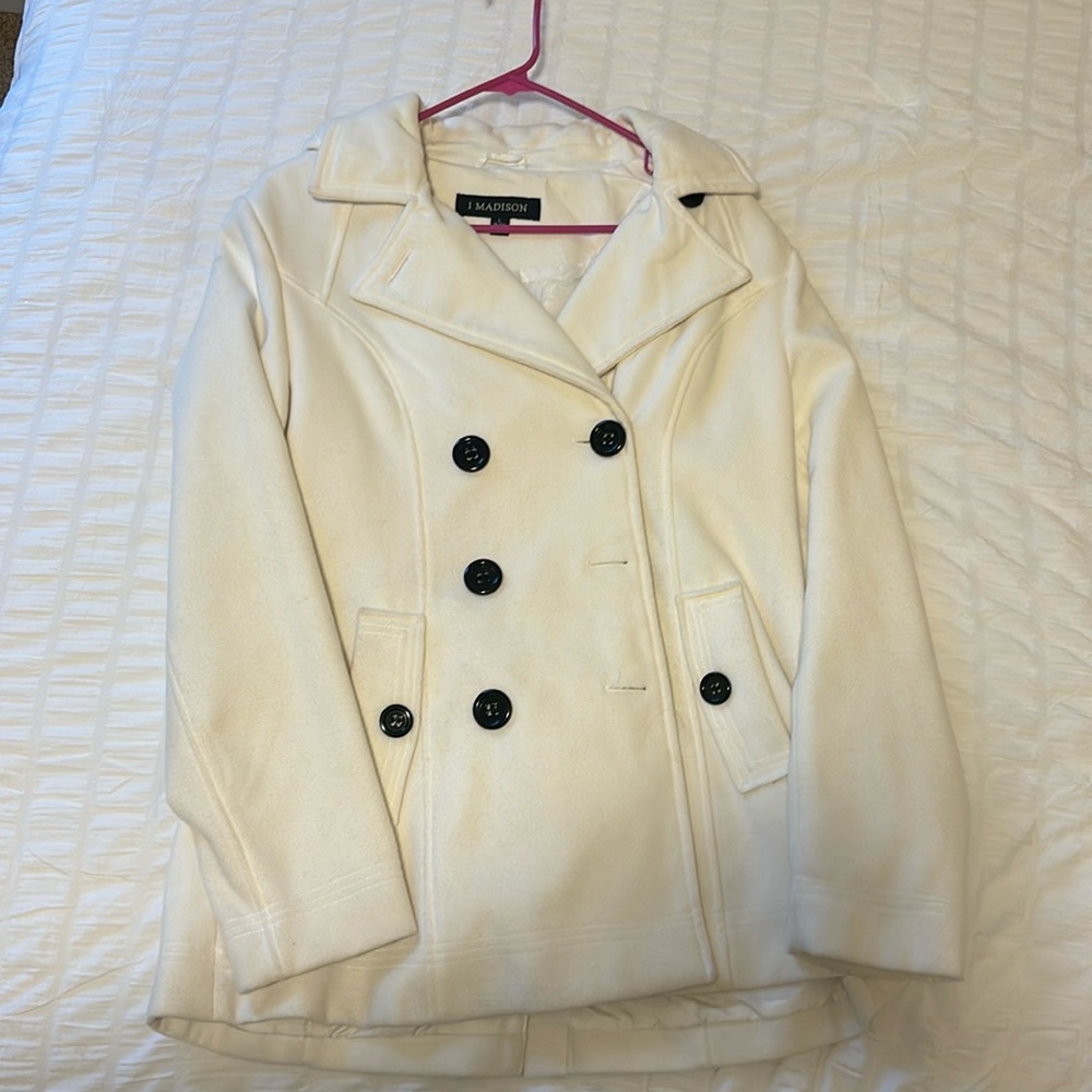 White heavy coat